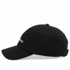 Casablanca Men's Montagne Embroidered Patch Cap in Black 