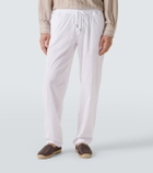 Fedeli Cotton-blend straight pants