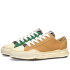 Maison MIHARA YASUHIRO Men's Original Sole Overdyed Lowcut Sneakers in Yellow