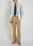 Gant Logo-embroidered Cotton Oxford Shirt Light Blue