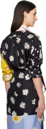 Moschino Multicolor All Over Daisy Print Shirt
