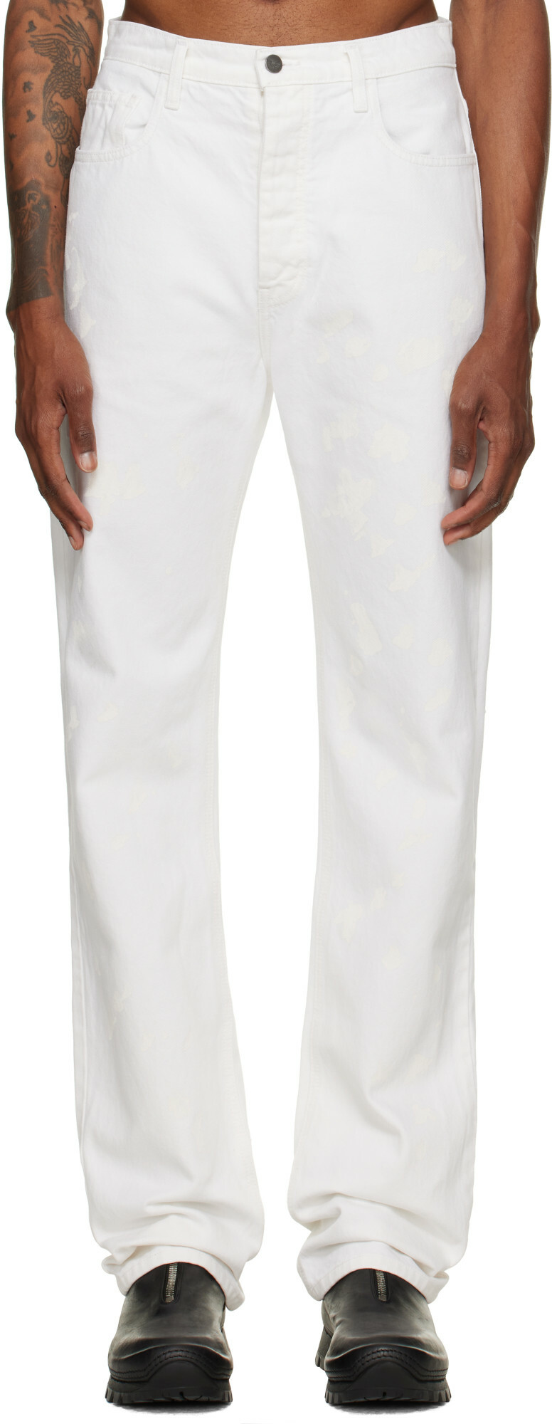 ALEXANDER DIGENOVA White Painter Jeans