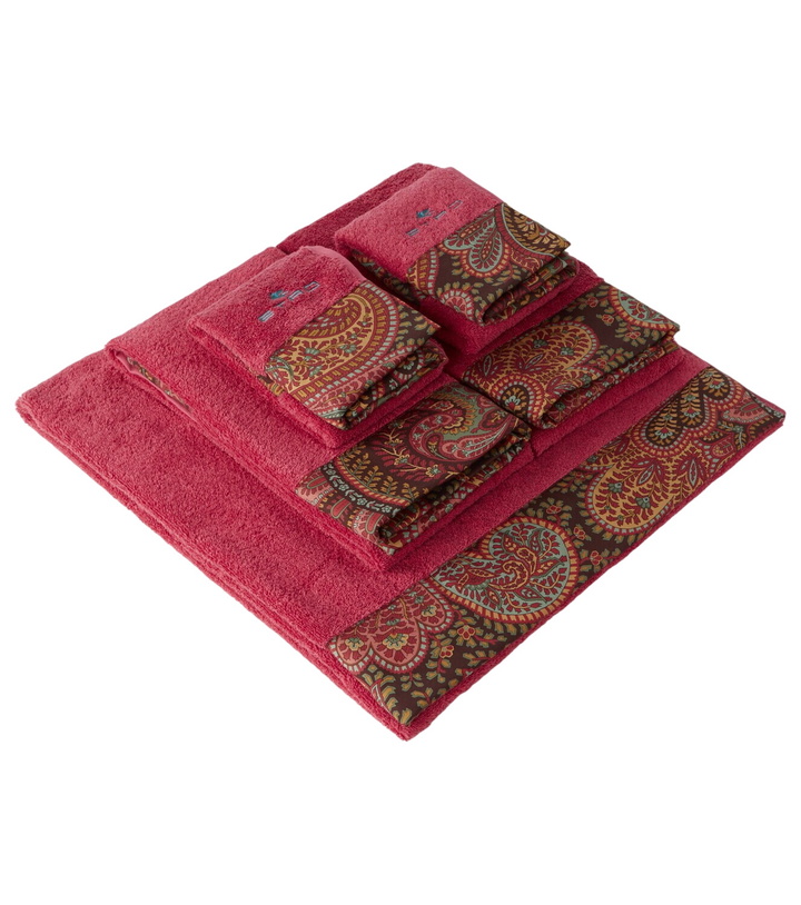 Photo: Etro Set of 5 cotton terry towels