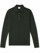 Kingsman - Wade Merino Wool and Cashmere-Blend Polo Shirt - Green