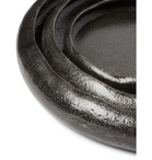 Ben Soleimani - Set of Three Luna Aluminium Stacking Rounds - Black