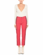 Sjyp Womens Jeans in Red
