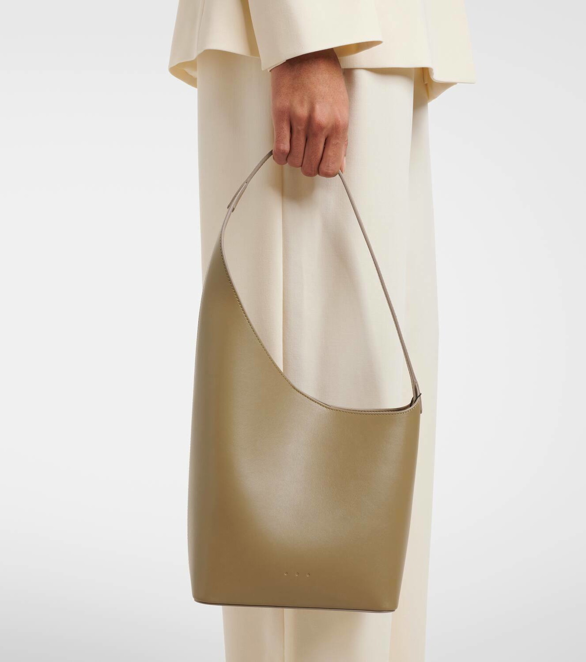 Aesther Ekme Demi Lune Small leather tote bag Aesther Ekme