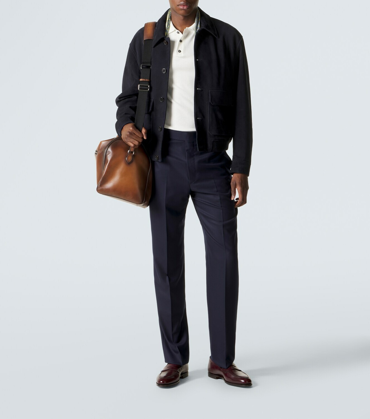 George Cleverley Bradley II leather penny loafers