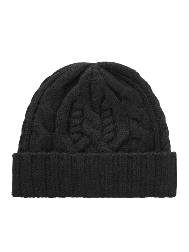 Photo: Polo Ralph Lauren - Logo-Appliquéd Wool and Cashmere-Blend Beanie