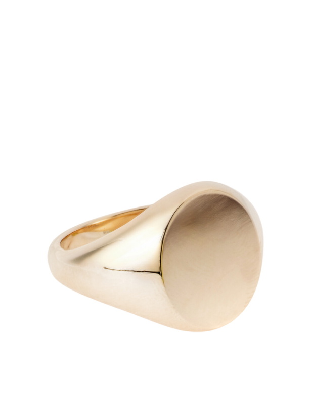 Photo: Deakin & Francis - 9-Karat Gold Oval Signet Ring - Gold