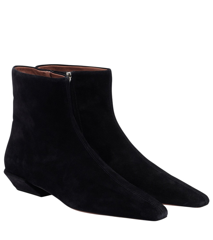 Photo: Paris Texas Bettina suede ankle boots