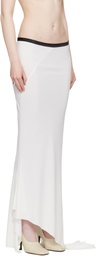 AARON ESH SSENSE Exclusive Bridal Capsule Asymmetric Fish Tail Maxi Skirt