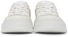 Gucci White GG Embossed Sneakers