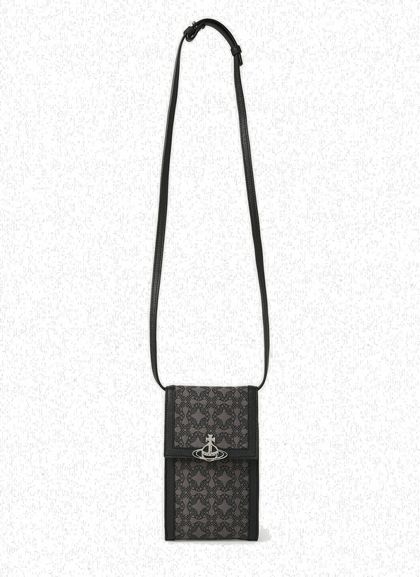 Photo: Re-Jacquard Orborama Phone Crossbody Bag in Black