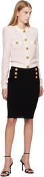 Balmain Pink Light Tweed Cardigan