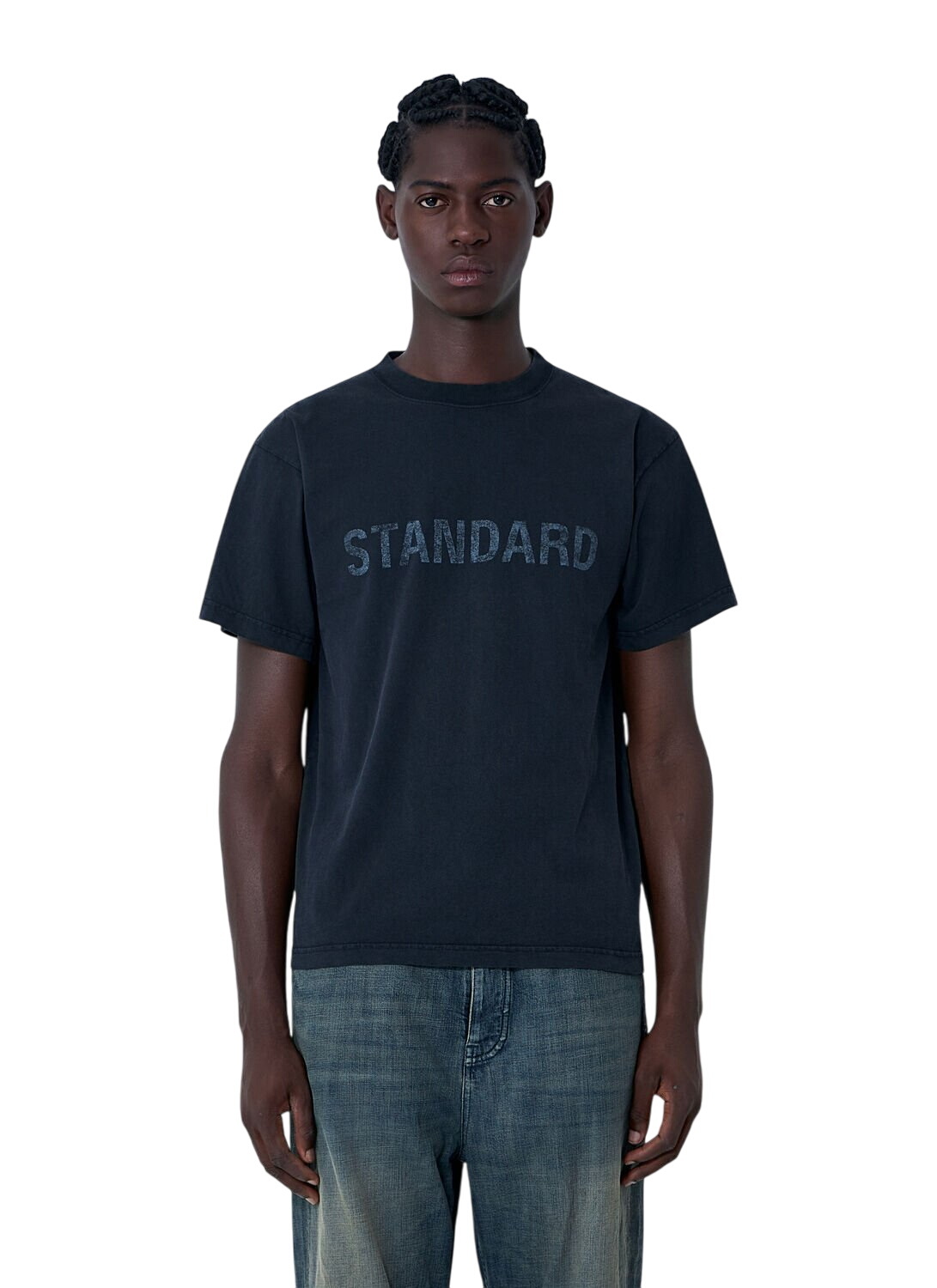 トップス Balenciaga Skater T-Shirt Balenciaga Blue Skater T-Shirt Balenciaga