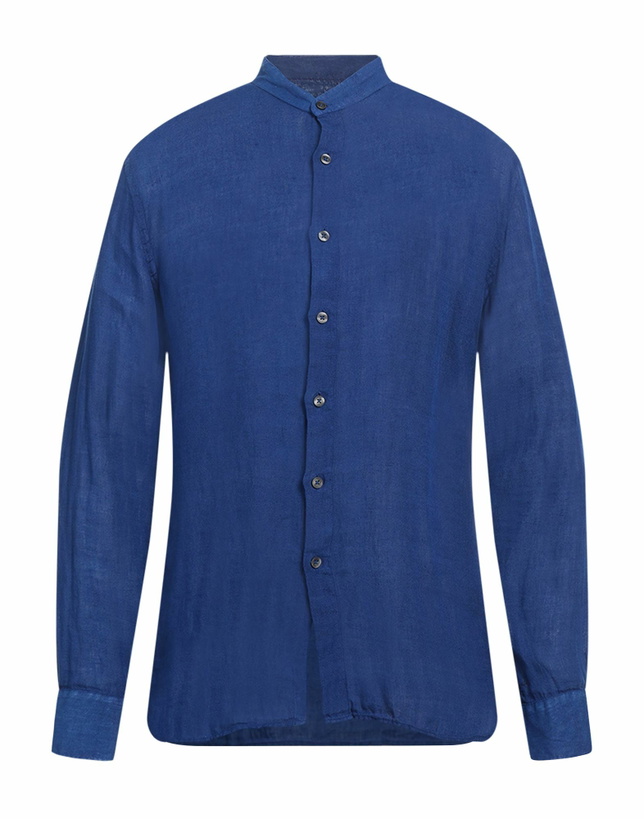 Photo: 120% Lino Mens Shirt in Navy