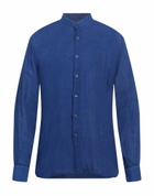 120% Lino Mens Shirt in Navy