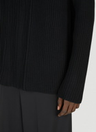 Yohji Yamamoto - Ribbed Sweater in Black