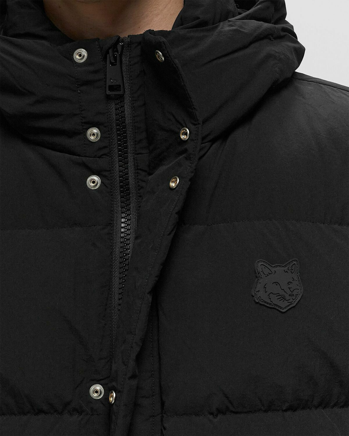 MAISON KITSUNE|DOWN JACKETS (PUFFER JACKET (NW02202WQ40 Maison Kitsune Puffer Jacket Black Down & Puffer Jackets