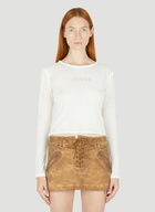 Guess USA Logo Long Sleeve T-Shirt