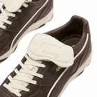 Puma King Indoor Premium Sneaker in Dark Chocolate/Warm White