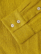 A Kind Of Guise - Gusto Virgin Wool-Bouclé Shirt - Yellow