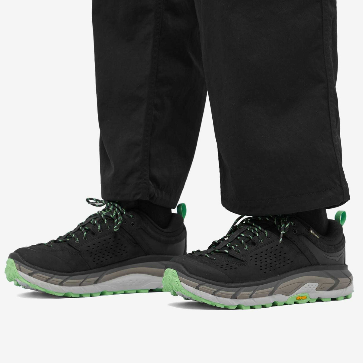 Hoka One One Men's Tor Ultra Lo Sneakers in Black/Zest Hoka One One