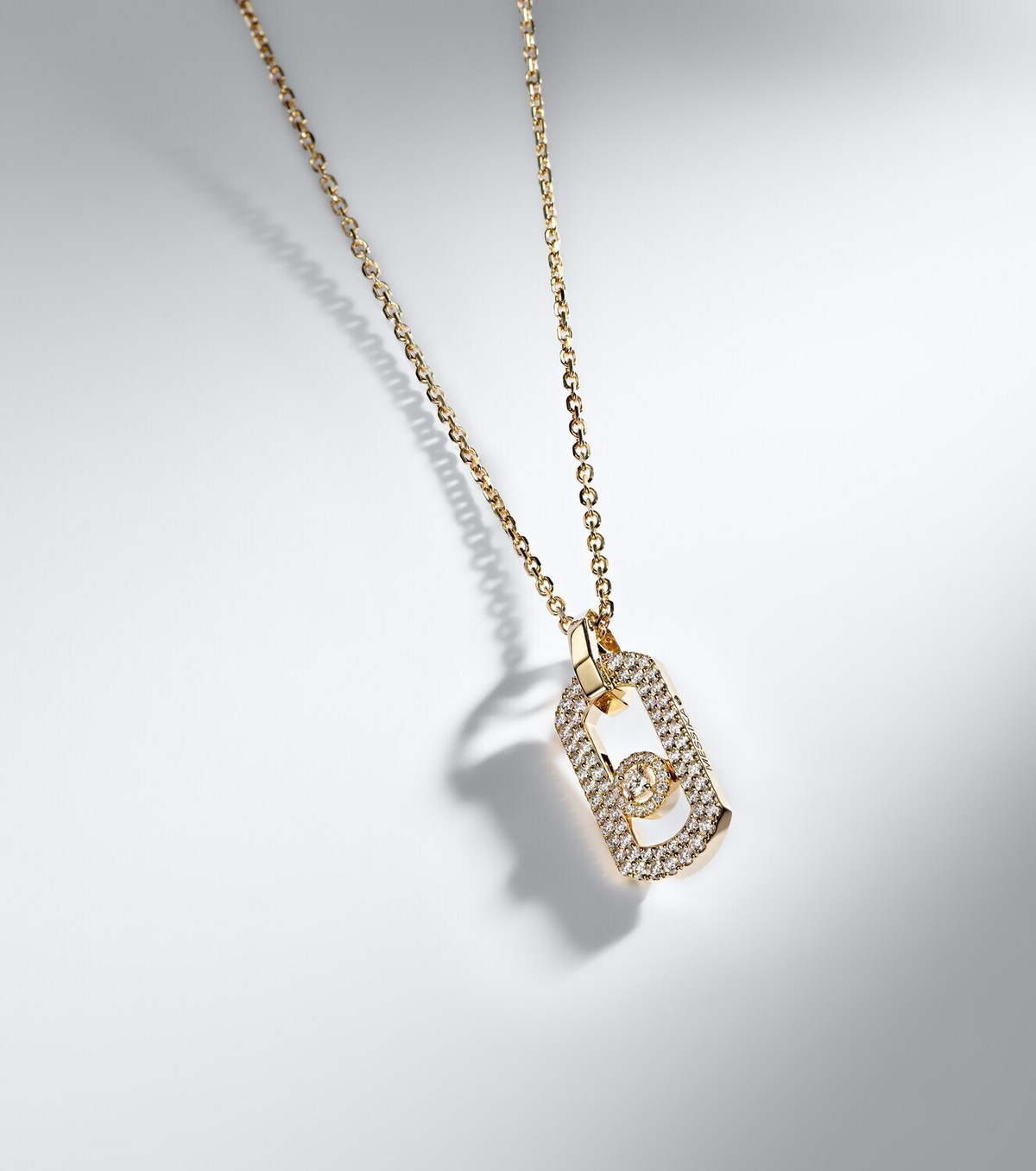 Messika So Move 18kt gold necklace with diamonds