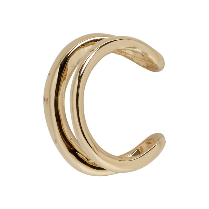 Gabriela Artigas and Company Gold Twin Tusk Ear Cuff Gabriela Hearst