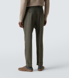 Loro Piana Stafford virgin wool straight pants