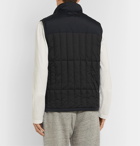 Theory - Arne Reversible Colour-Block Quilted Shell Down Gilet - Black