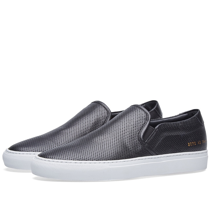 Photo: Common Projects Slip On Perforated