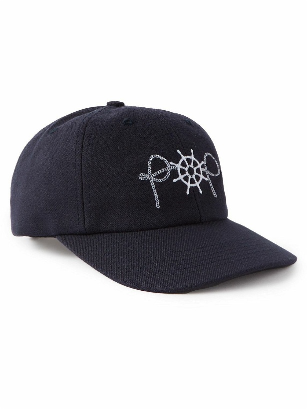 Photo: Pop Trading Company - Logo-Embroidered Twill Baseball Cap