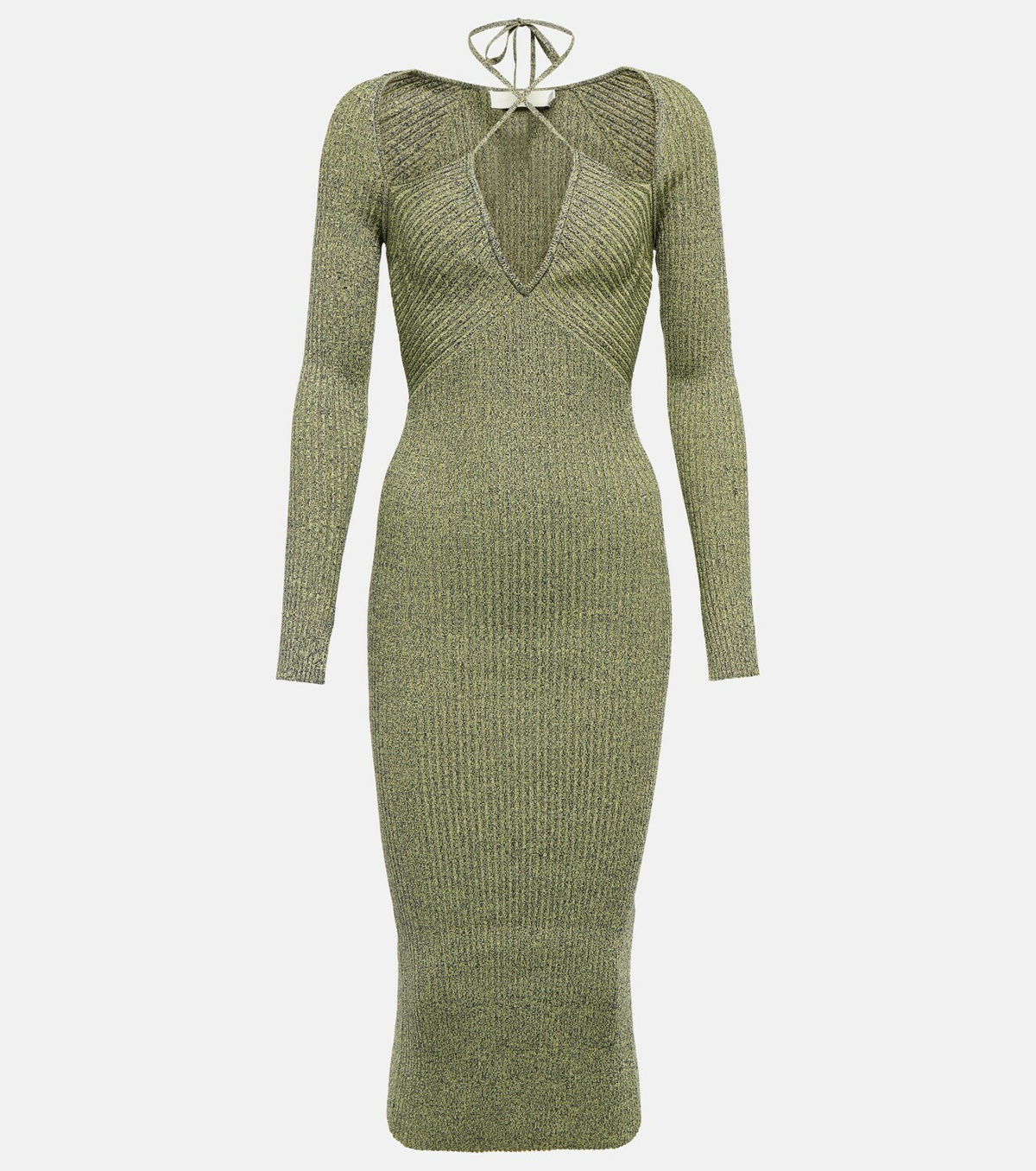 Jonathan Simkhai Kiara Lace-Detailed Satin Midi Dress (Dresses,Midi)