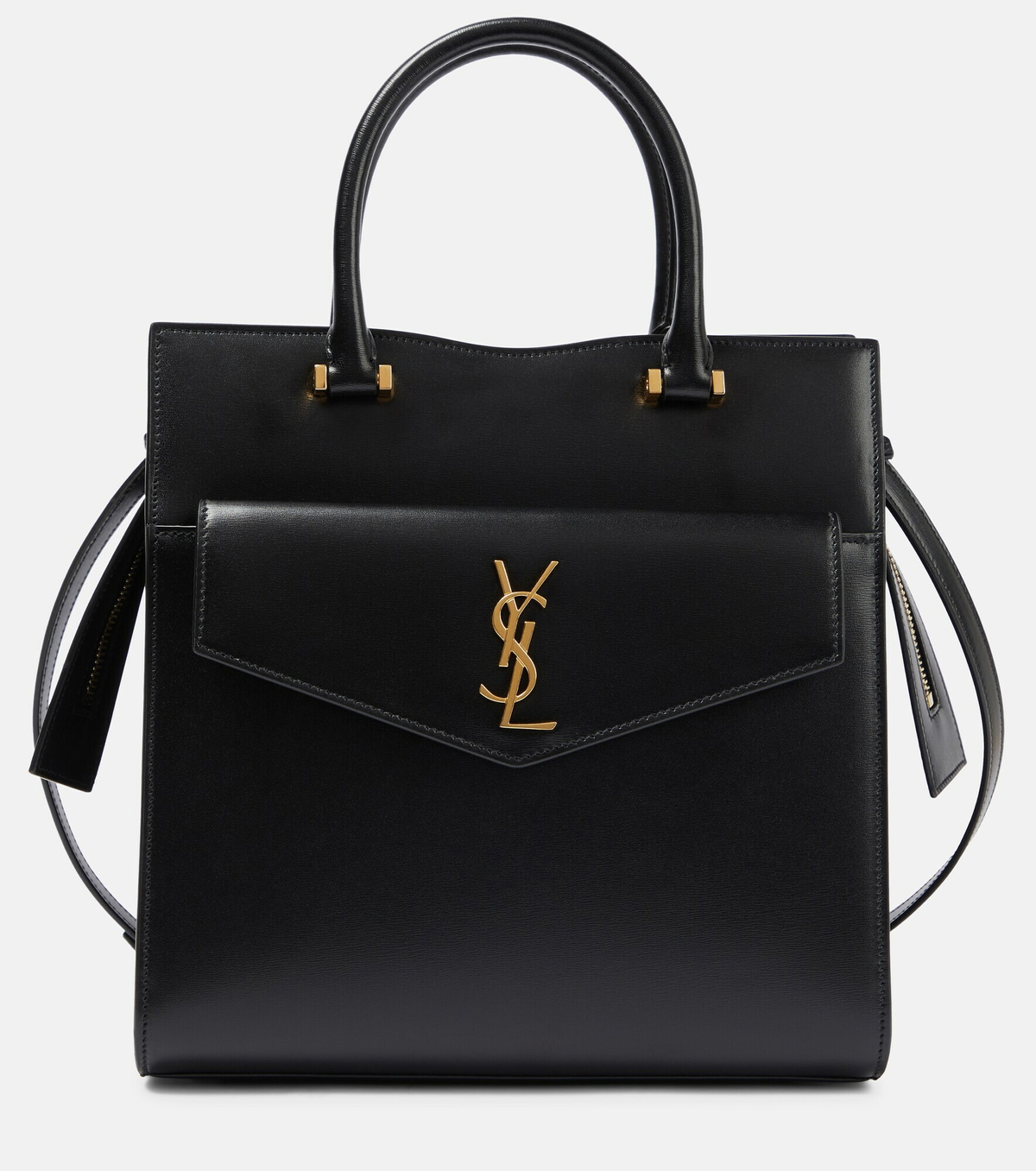 Saint Laurent - Uptown Small leather tote bag Saint Laurent