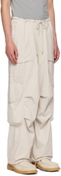 Entire Studios White Freight Cargo Pants