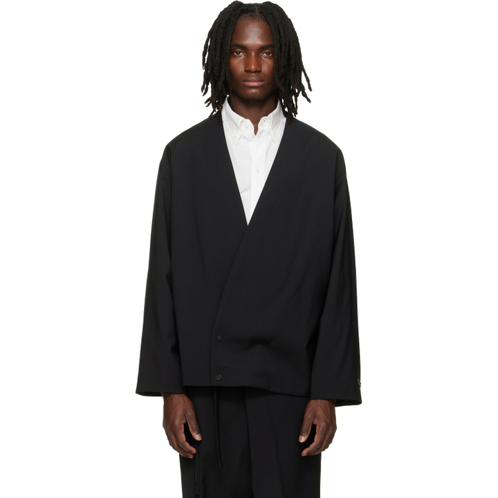 Photo: Fear of God Easy Care Wool Relaxed Lapelless Blazer