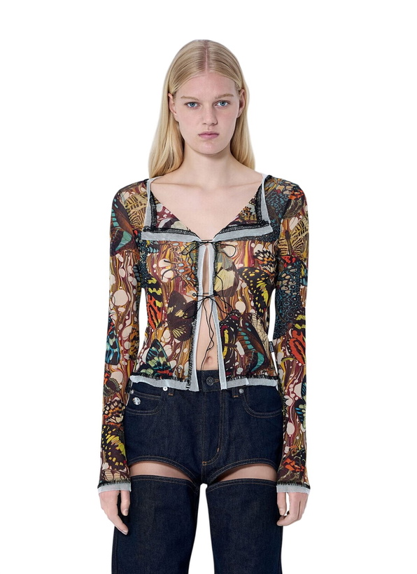 Photo: Jean Paul Gaultier Re-Edition The Yellow Butterfly Cardigan