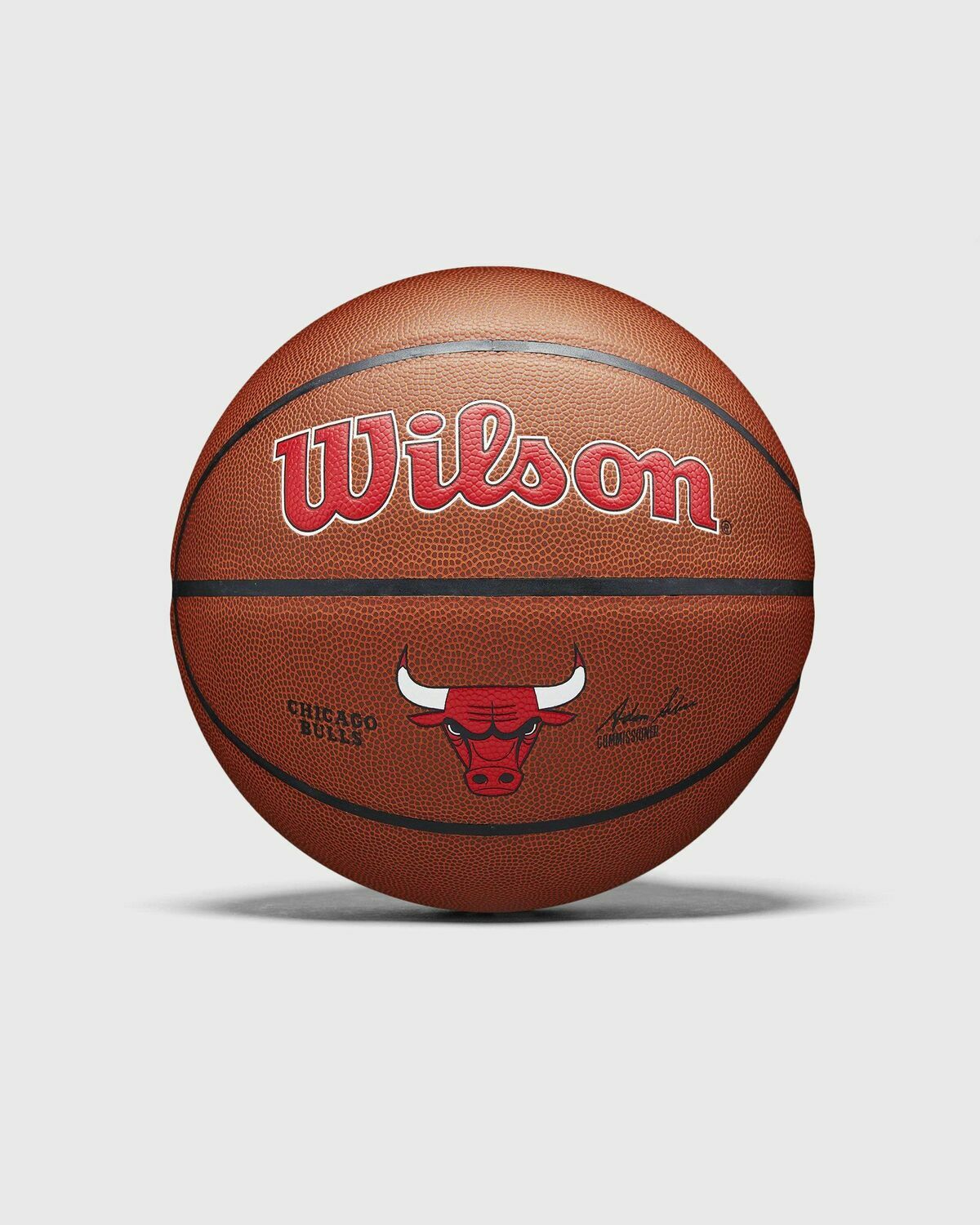 Wilson Nba Team Alliance Basketball Chicago Bulls Size 7 Brown Sports Equipment