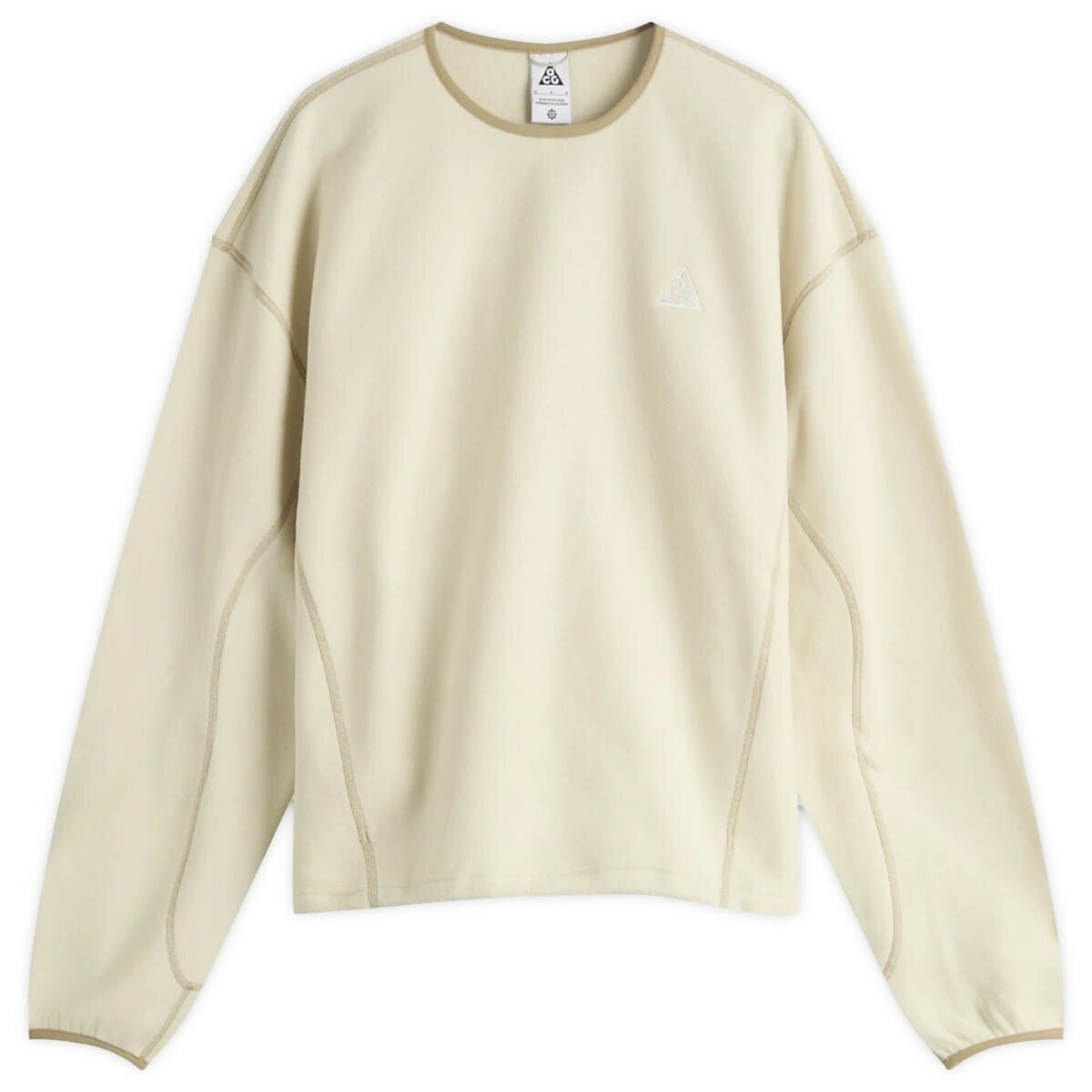 buddix Logo Crew Neck Sweat ベージュ スウェット NAUTICA/Garments Pigment Dyed Arch Logo Crewneck Sweatshirt