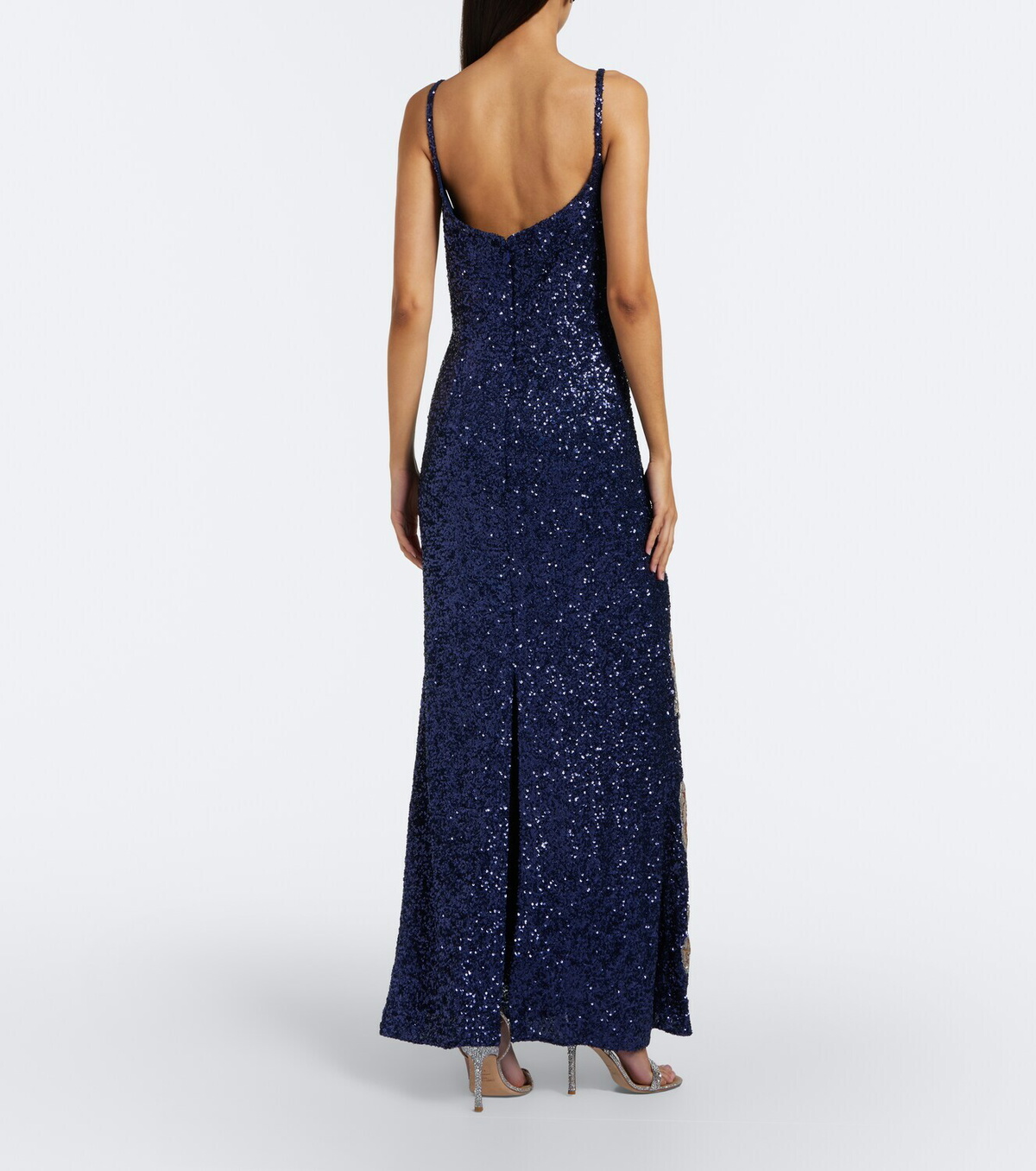 Là Fuori Celestial Bloom embellished gown