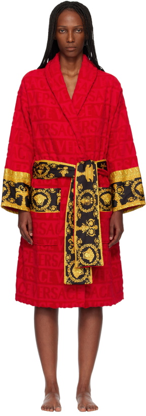 Photo: Versace Red 'I Heart Baroque' Bathrobe