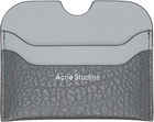 Acne Studios Gray Large Bicolor Card Holder