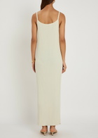 Giuliva Heritage Lizzie Ribbed-knit Maxi Dress Ivory