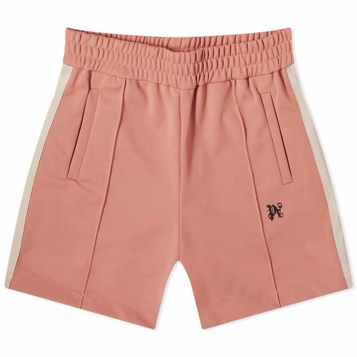 Photo: Palm Angels Men's Monogram Track Shorts in Pink