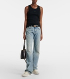 Dolce&Gabbana Runner suede-trimmed lace sneakers