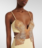 Costarellos Zilia embellished minidress