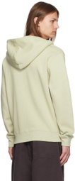 Maison Kitsuné Khaki Bold Fox Head Zipped Hoodie