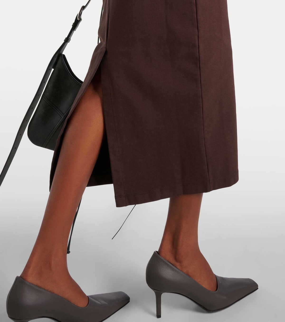 Entire Studios Lap cotton-blend midi dress